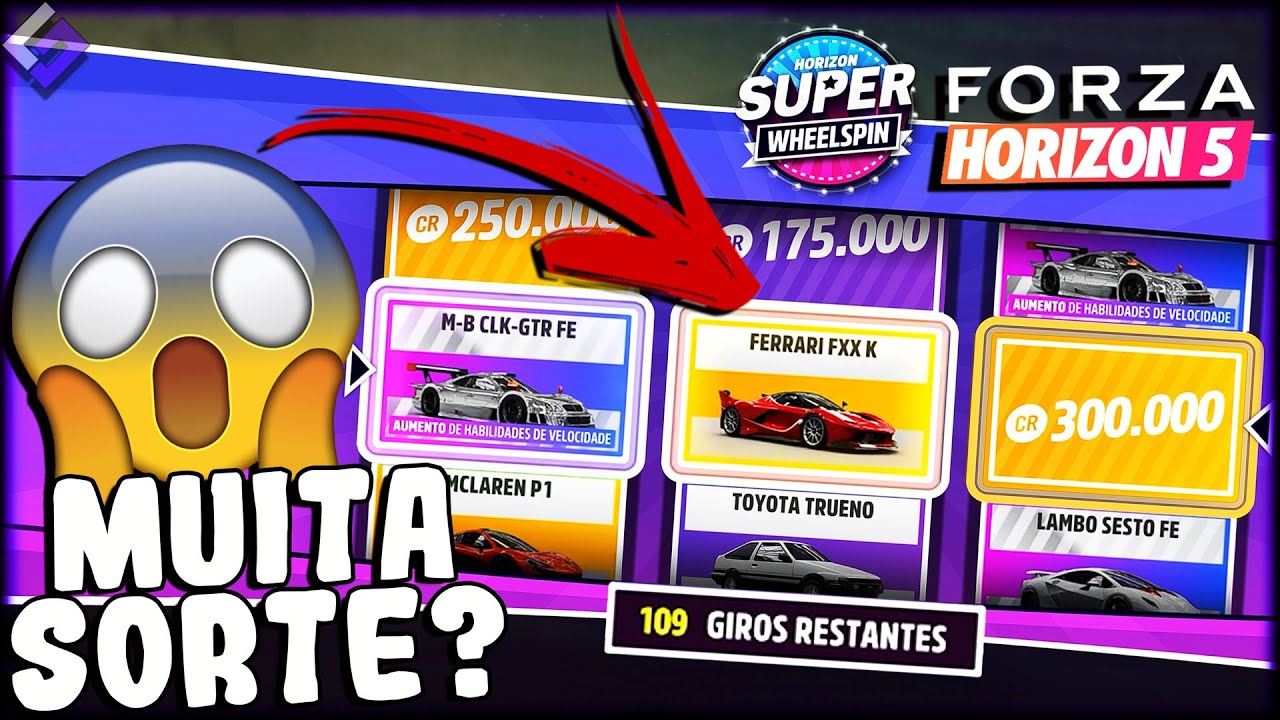 FORZA HORIZON 5 - GIRANDO 50 SUPER ROLETA MUITA SORTE!