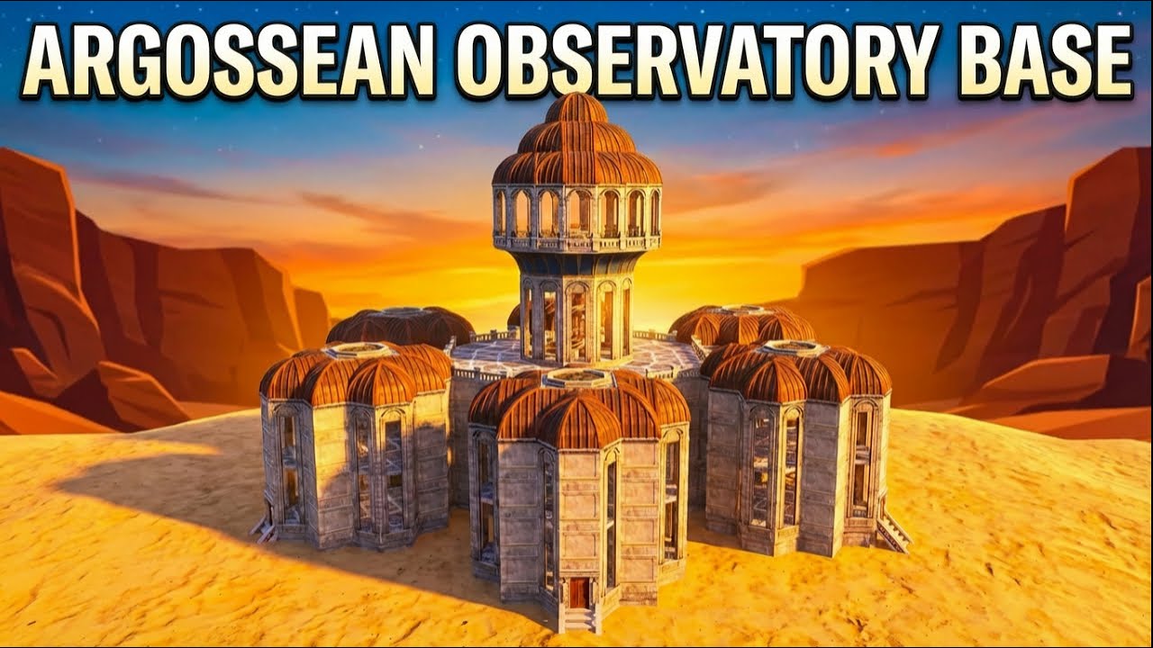 🏛️ Argossean Observatory Base Build | Epic Desert Architecture 🏛️