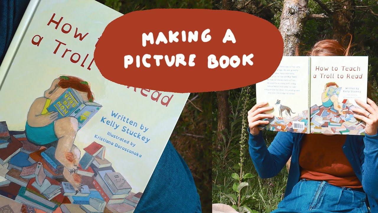 How I illustrated children's picture book. Sketchbook and artwork tour, collaboration with writer.
