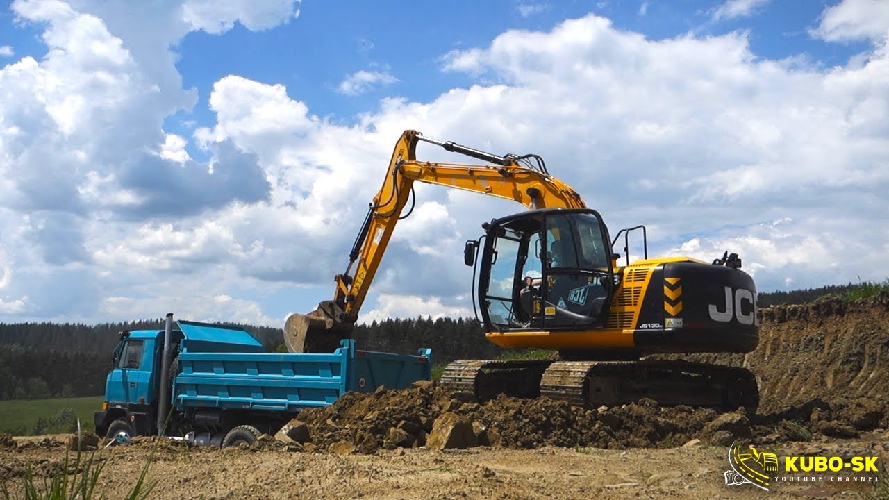 Nový bager | JCB JS130LC excavator | Job report