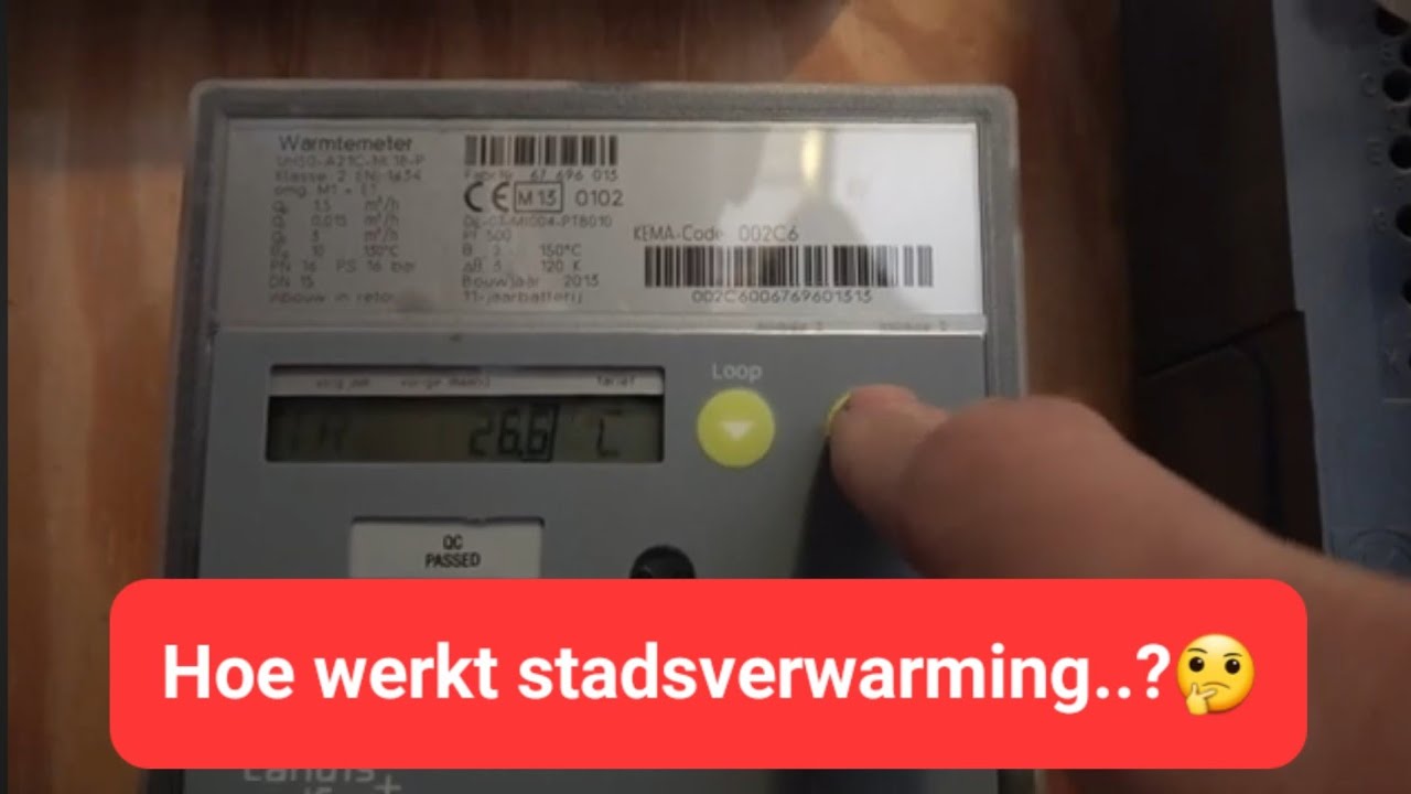 Uitleg over stadsverwarming + Wth vloerverwarmingsverdeler.