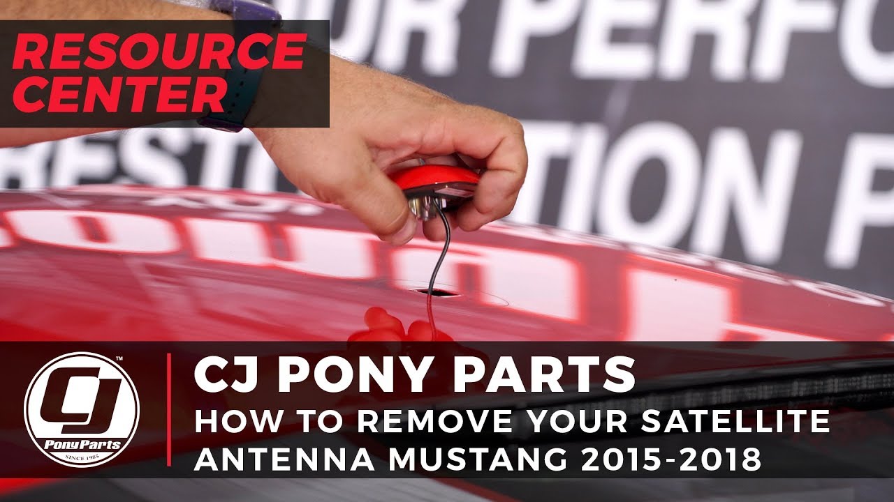 How to Remove the Antenna on an S550 Mustang
