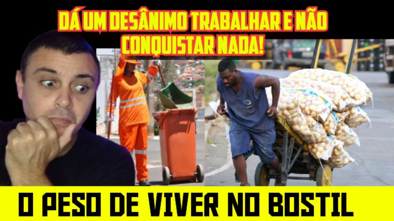 Se parar pra pensar, não tá valendo a pena trabalhar.