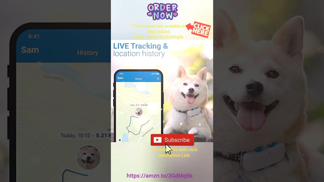 GPS Pet Tracker for Dogs-