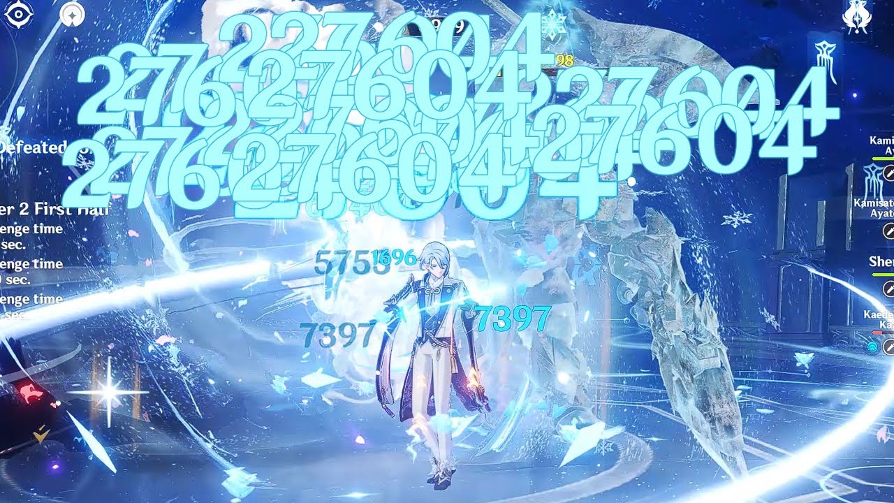 SIBLINGS FROZEN DOMAIN! | AYAKA & AYATO FROZEN TEAM | 12-2-1