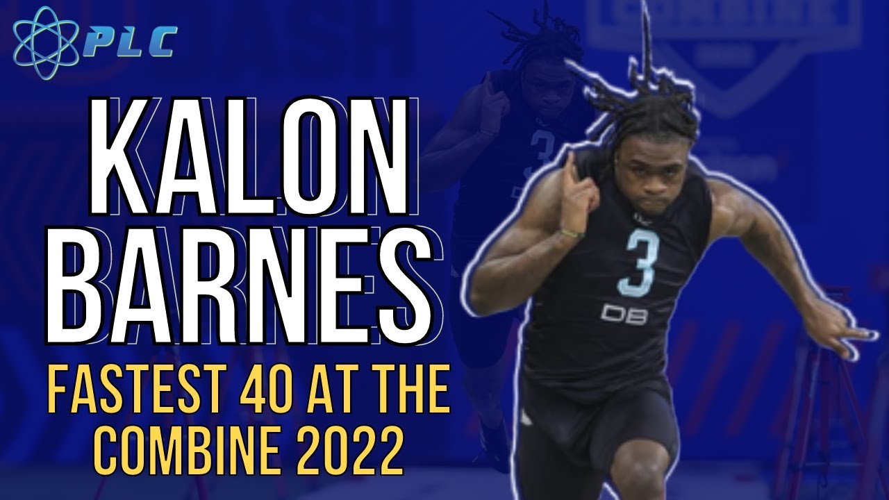 Kalon Barnes 4.23 Breakdown | Fastest 40 Yard Dash At 2022 NFL Combine