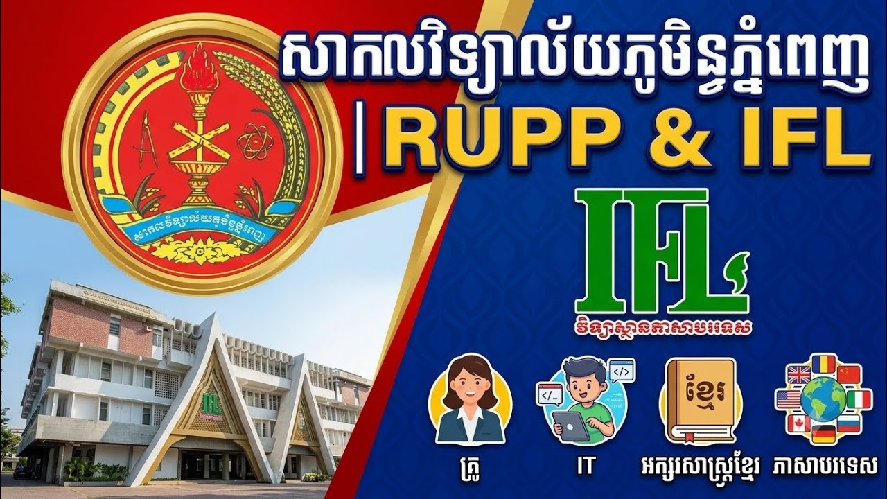 ទៅមើលសាកលវិទ្យាល័យភូមិន្ទភ្នំពេញវិញម្ដង😘 |Rupp &IFL