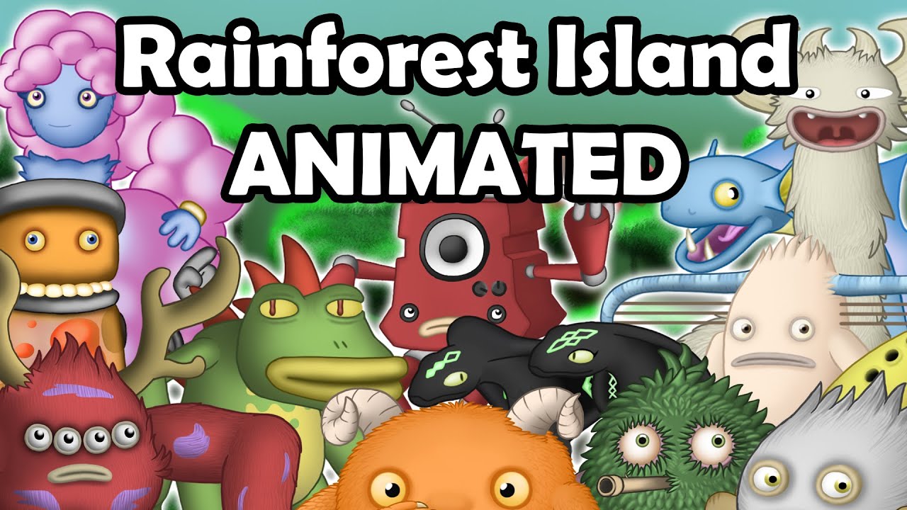 Rainforest Island ANIMATED - Full Animation - The Monster Explorers