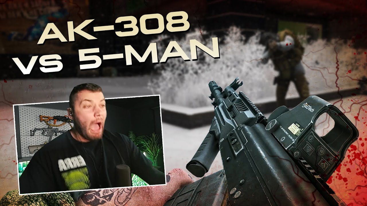 I ran into a 5-man... but I had an AK-308 👀