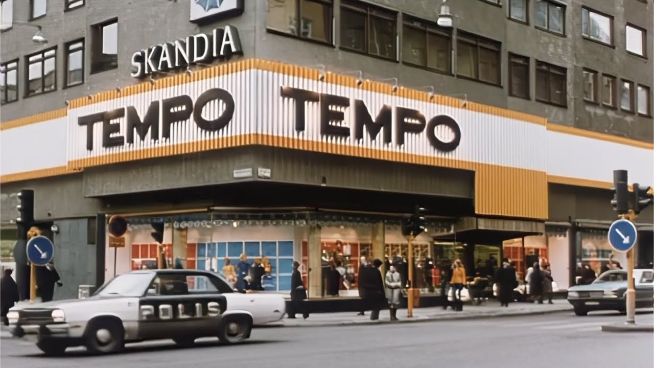 Reklam för Tempo - Åhlén & Holm 75 år (1974)