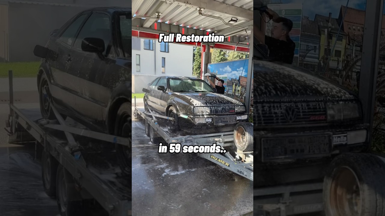 Full Restoration In 60 Seconds - VW Corrado G60