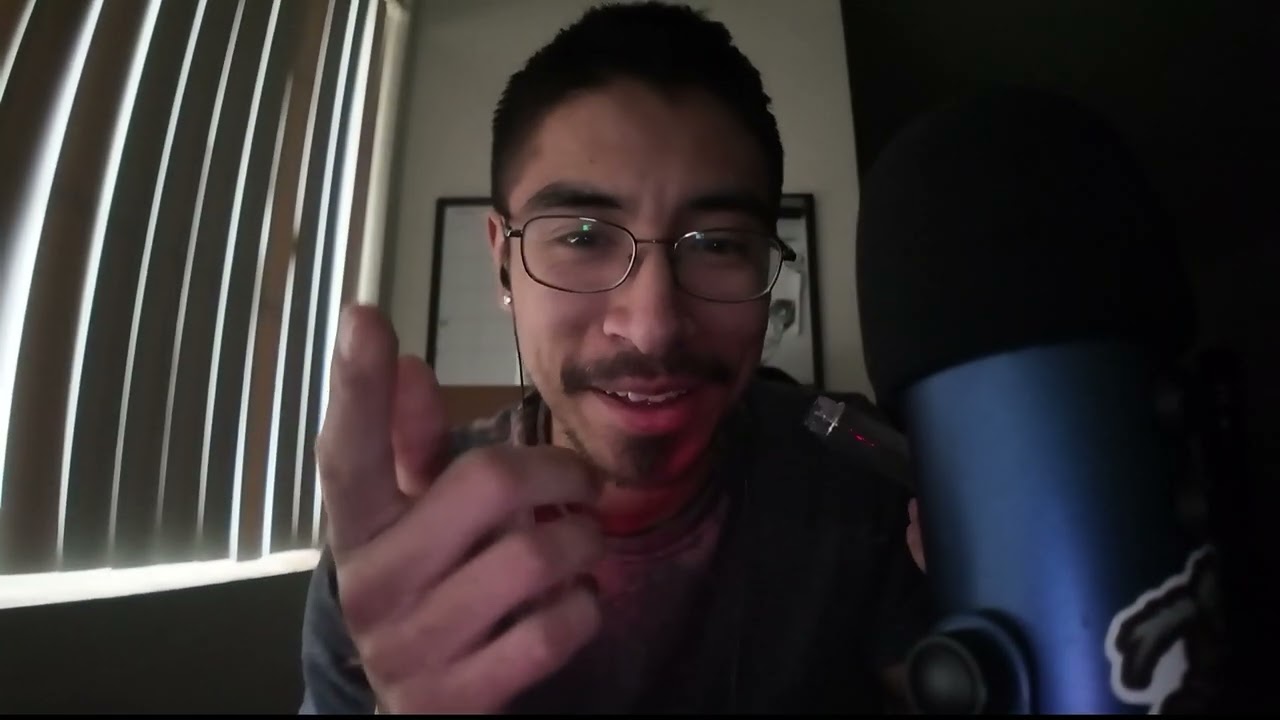asmr ramble update with light tapping