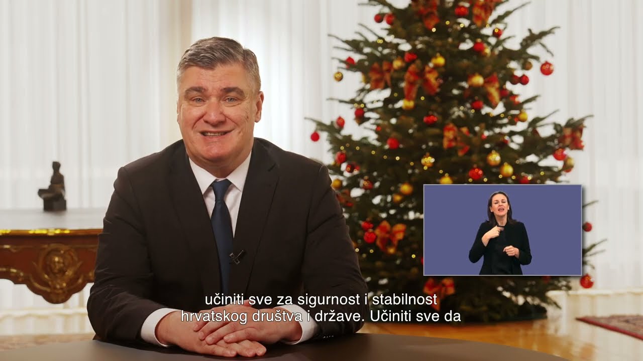 Božićna čestitka Predsjednika Milanovića