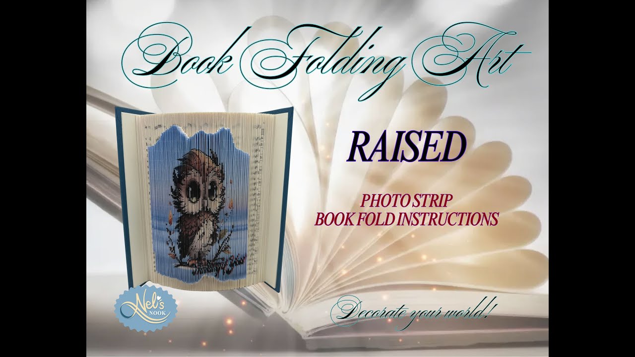 RAISED Fore Edge photo strip book fold instructions