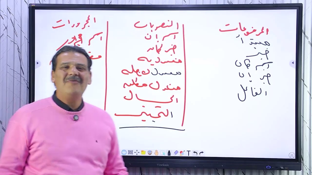 المراجعة التانية  نحو  وقراءة ونصوص  الصف الثالث الاعدادى