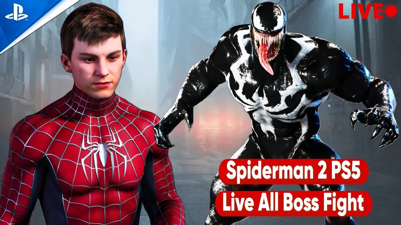 SPIDER-MAN 2 PS5 LIVE - No Mercy All Boss Battles