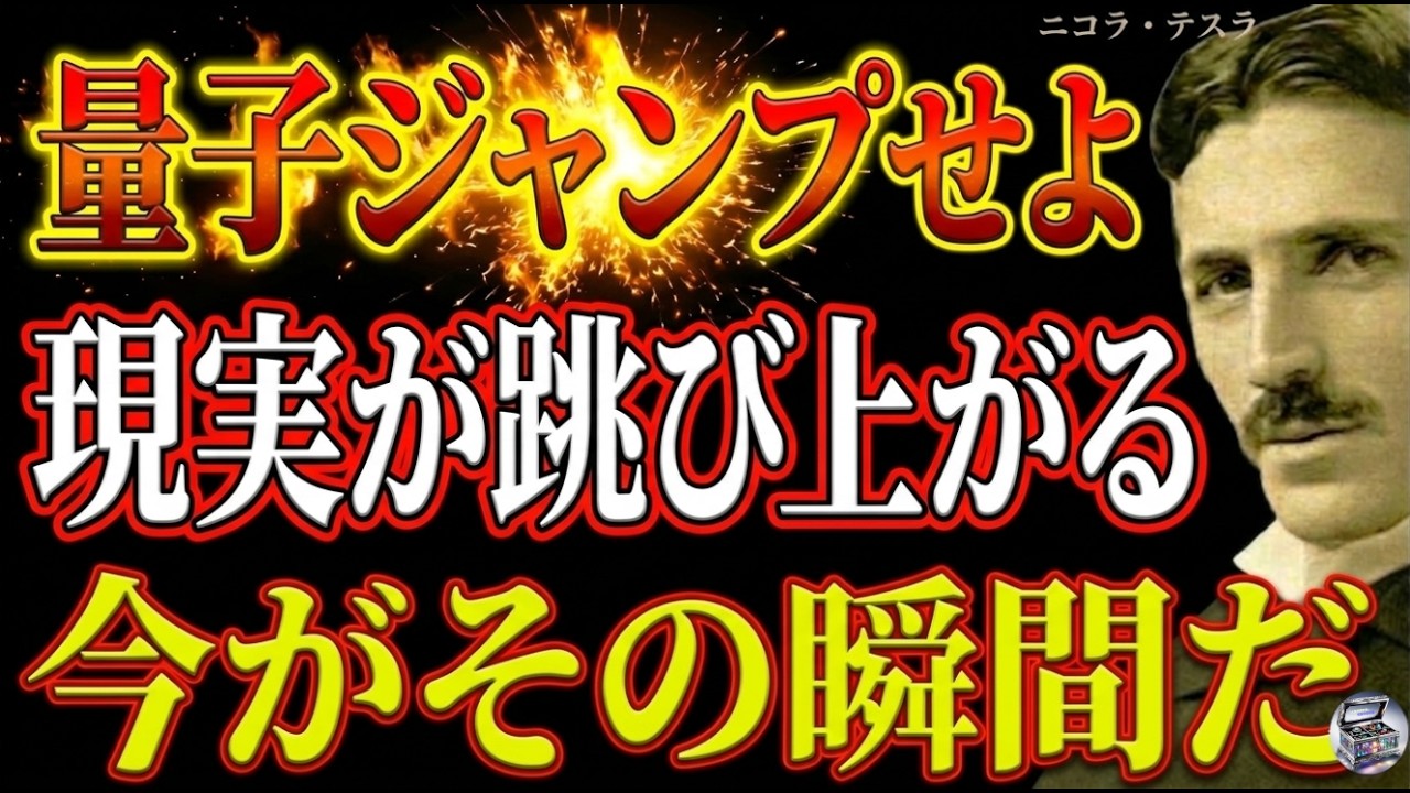 【※99％は知らない】量子ジャンプしろ、現実が跳び上がる――ニコラ・テスラ｜電子は迷わない。あなたも跳べる｜量子力学｜潜在意識｜引き寄せ｜宇宙の法則