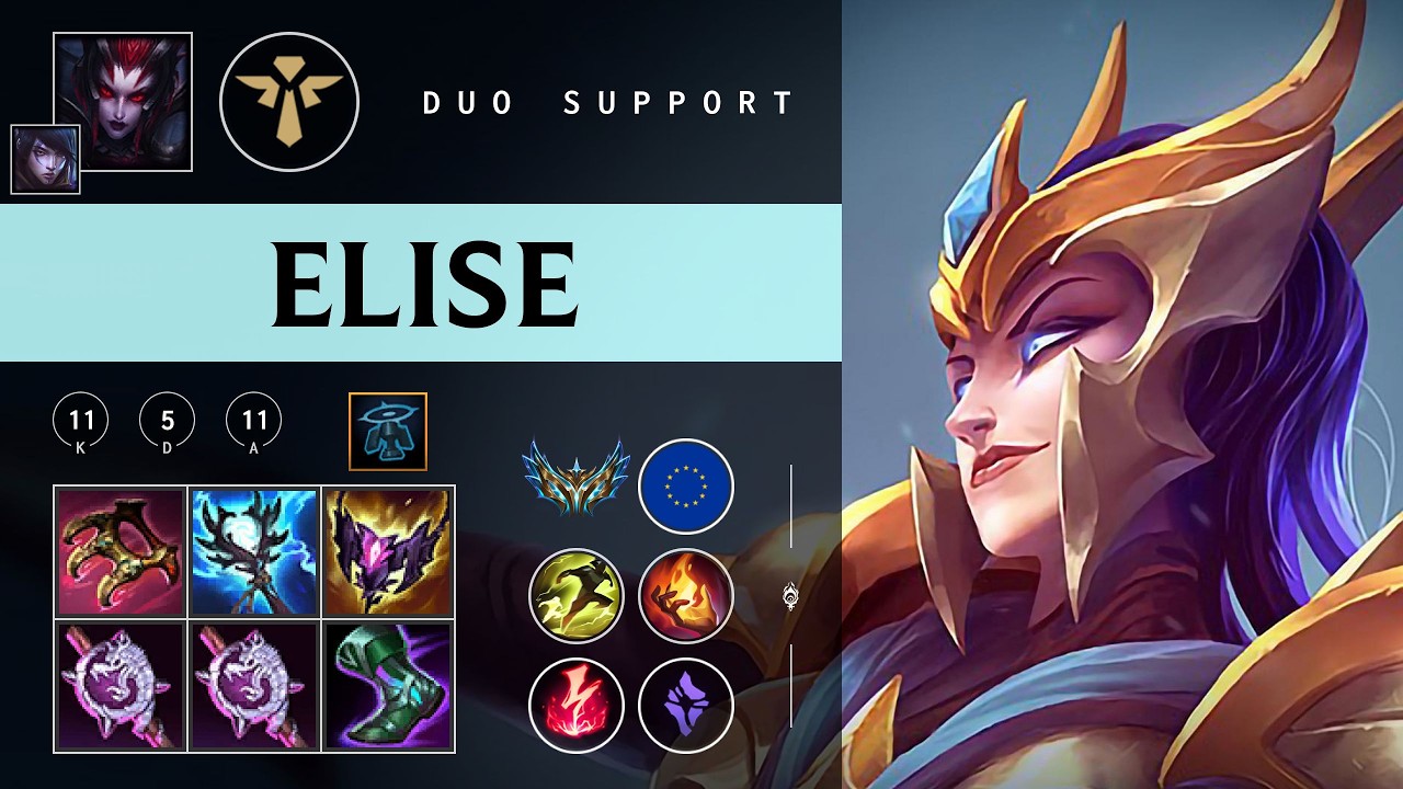 Elise Support vs Leona - EUW Challenger Patch 26.03