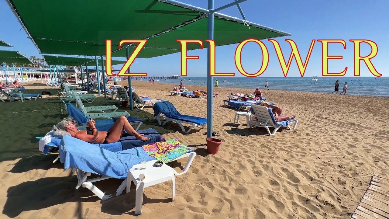 SIDE KUMKOY BEACH WALK . IZ FLOWER Hotel TURKEY  #side #kumkoy #turkey