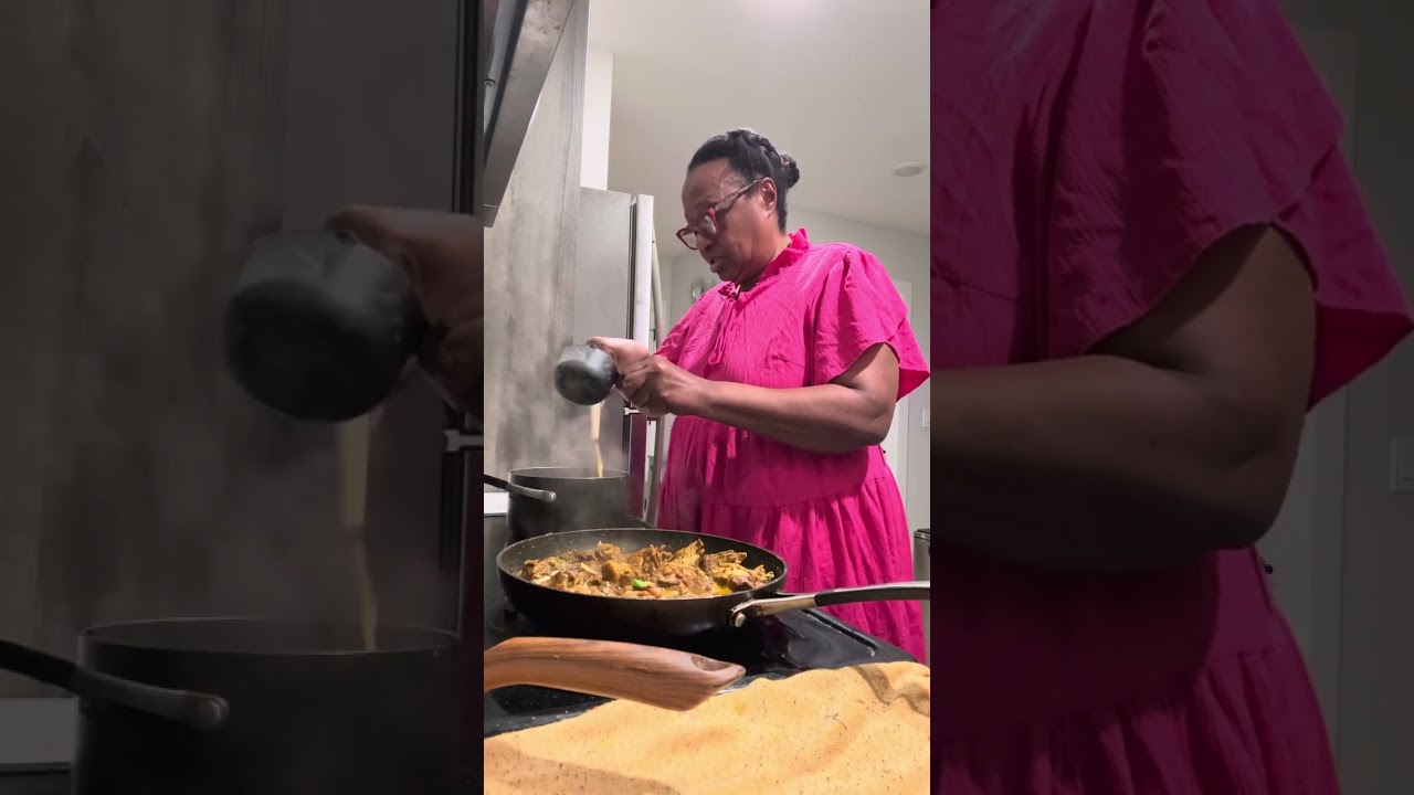 Turn cornmeal with curry chicken back with a twist