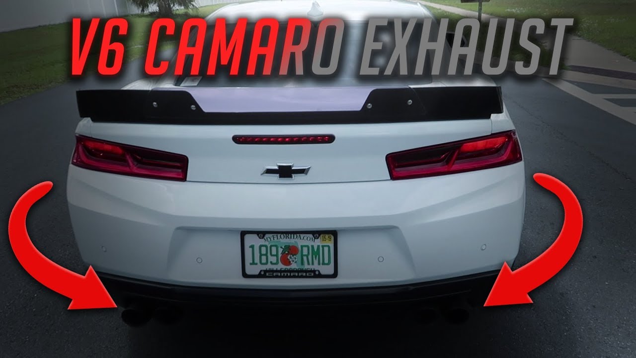 The BEST Sounding 2018 V6 Camaro RS! - Straight Piped + Drive-Bys!
