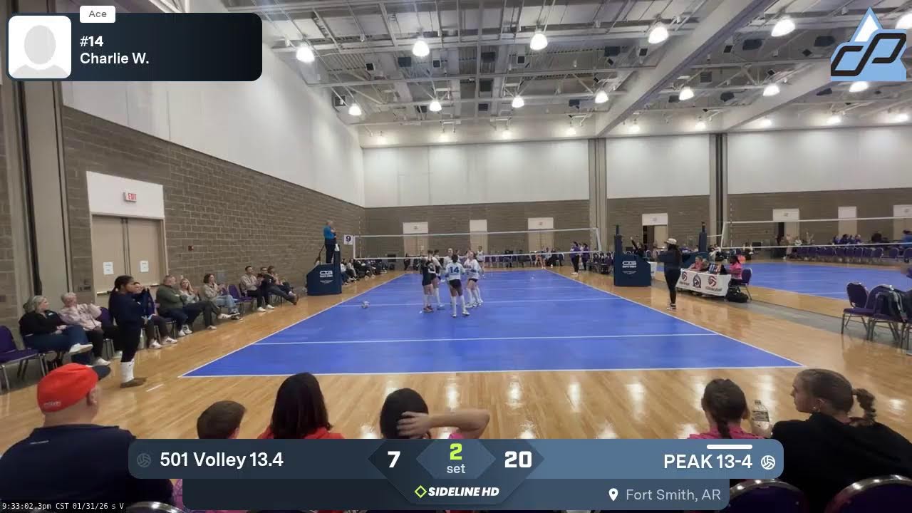PEAK 13-4 vs. 501 Volley 13.4 (2026.01.31)