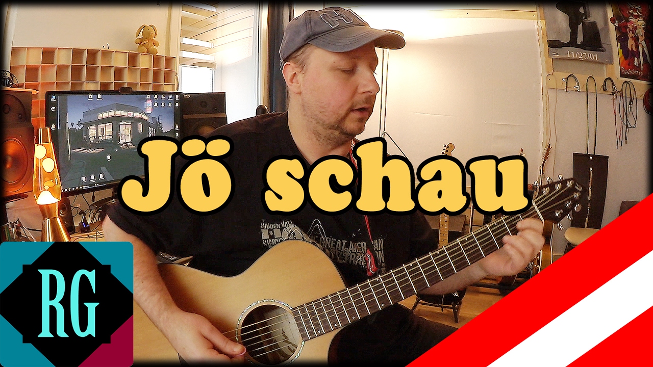 ★ JÖ SCHAU ► GEORG DANZER - Austropop Gitarre lernen +Lesson/Cover