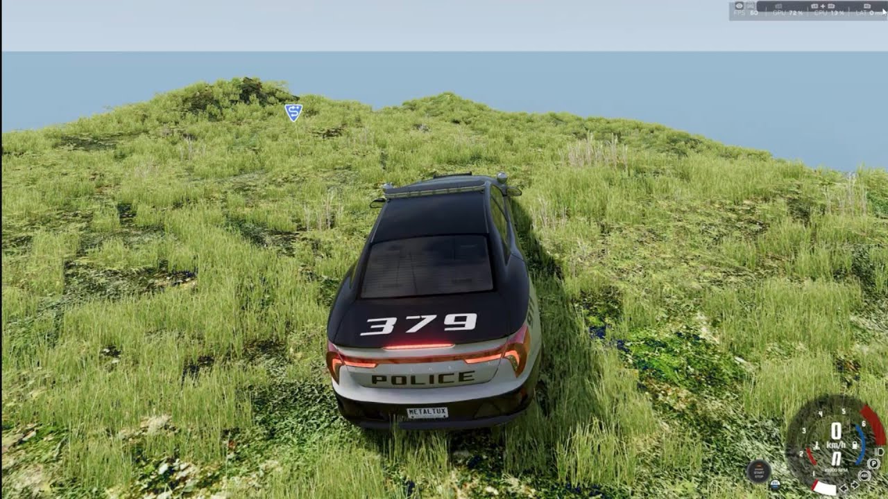 Tirándome por una montaña en Beamng drive parte 1 