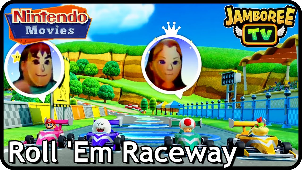 Super Mario Party Jamboree - Frenzy Mode: Roll 'Em Raceway (2 Players, Camera enabled)