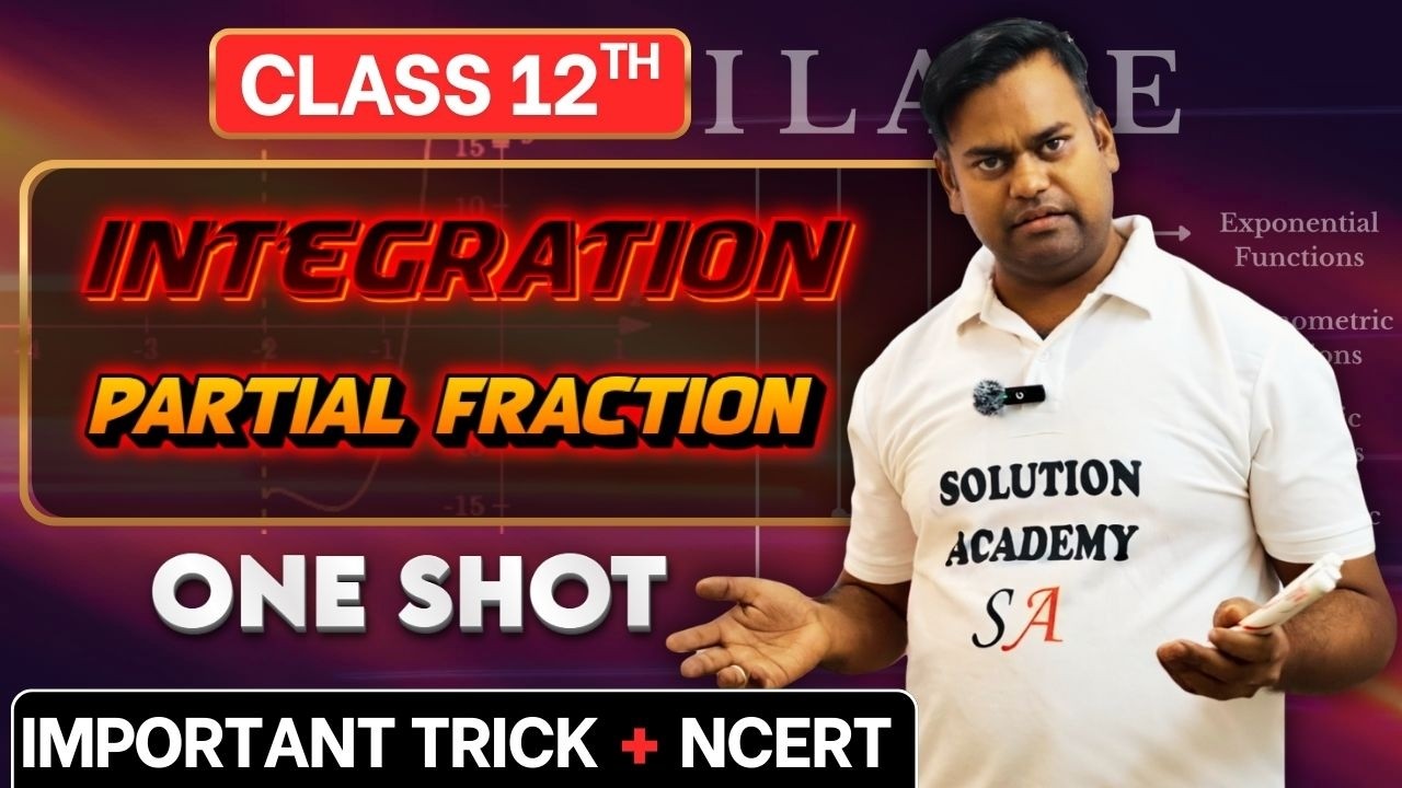 Integration by Partial Fractions | Class 12 Maths | Board Exam 2026 Most Important #faheemsir