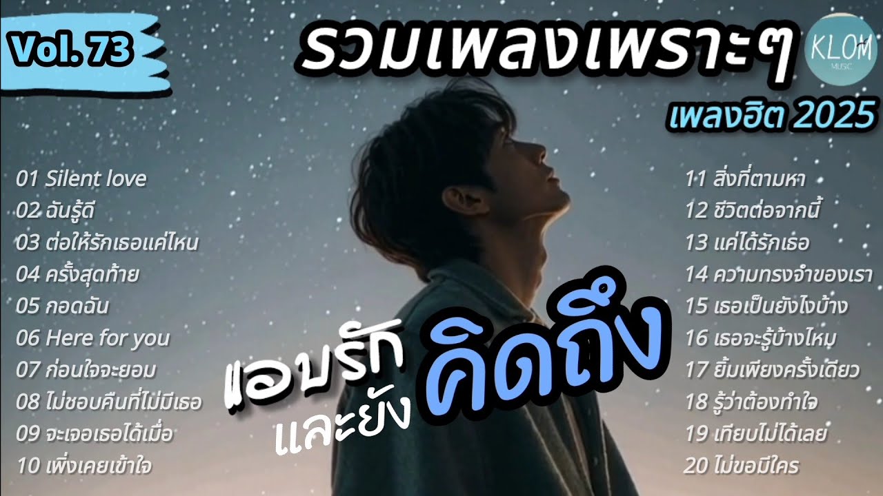 รวมเพลงเพราะๆ ใหม่ล่าสุด 2025 | ฟังต่อเนื่องยาวๆ 1 ชั่วโมง ฟังเพลินๆ