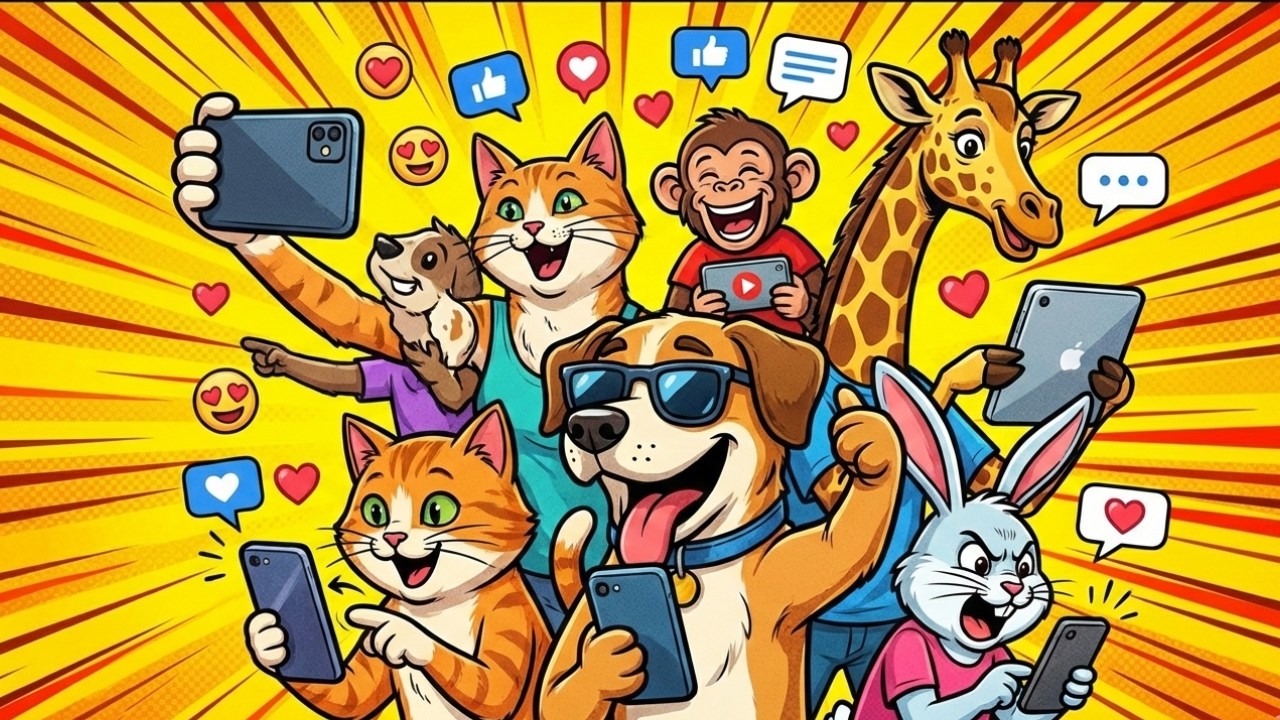 What If Animals Had Smartphones?