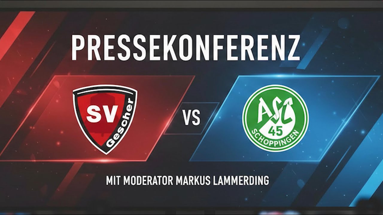 Pressekonferenz 16. Spieltag: Heimspiel gegen ASC Sch&ouml;ppingen