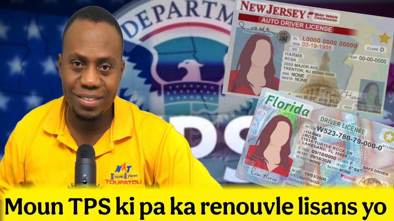 Yon lòt fason moun ki sou TPS ka al fè lisans yo