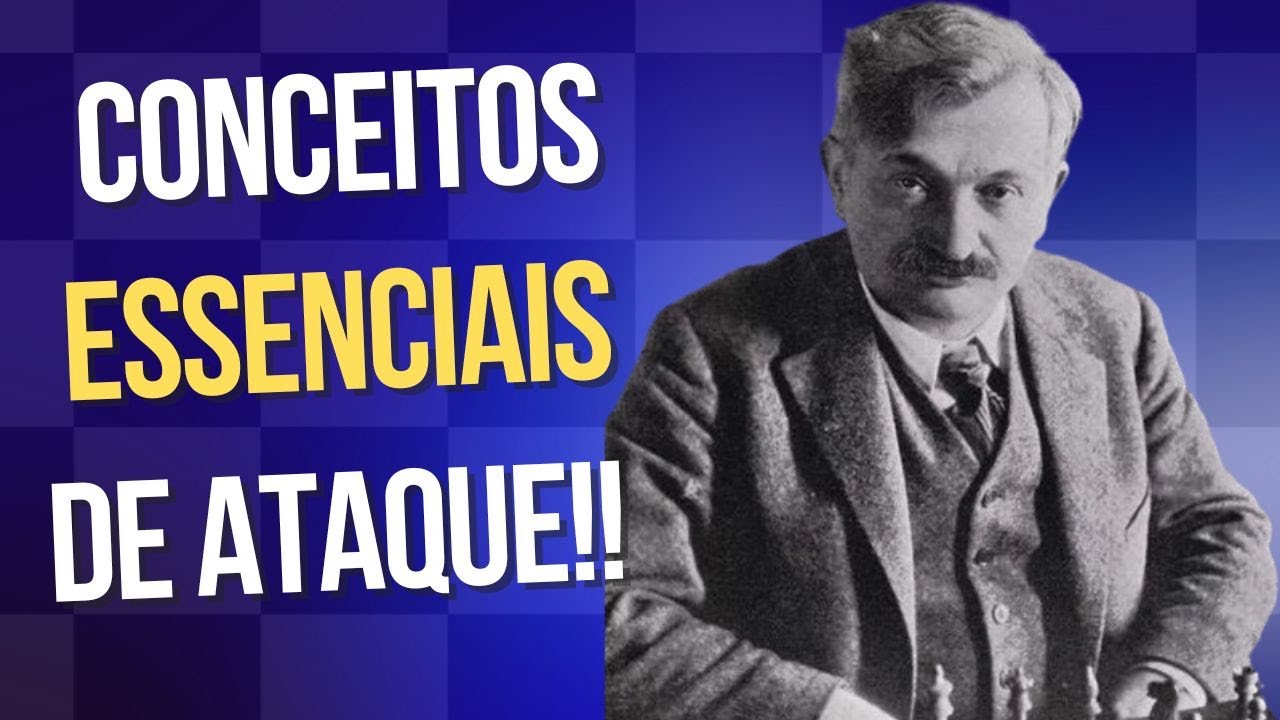 Essa Partida Te Ensina a Atacar Corretamente no Xadrez!! (Emanuel Lasker vs Johan Bauer)