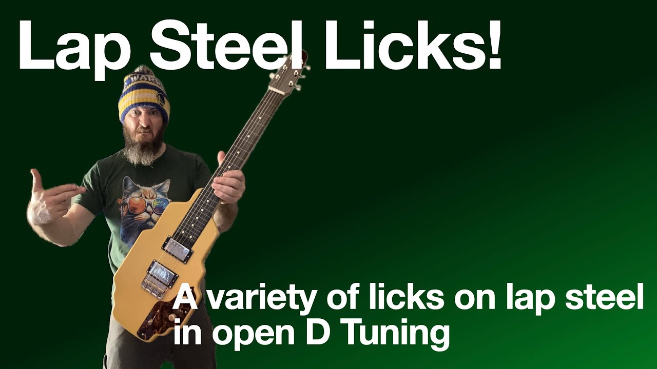 Lap Steel Licks in Open D