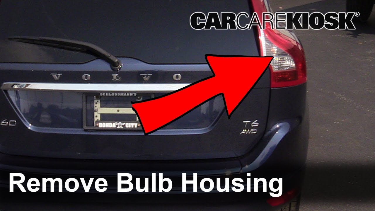 Снятие корпуса заднего фонаря Volvo XC60 2009-2017