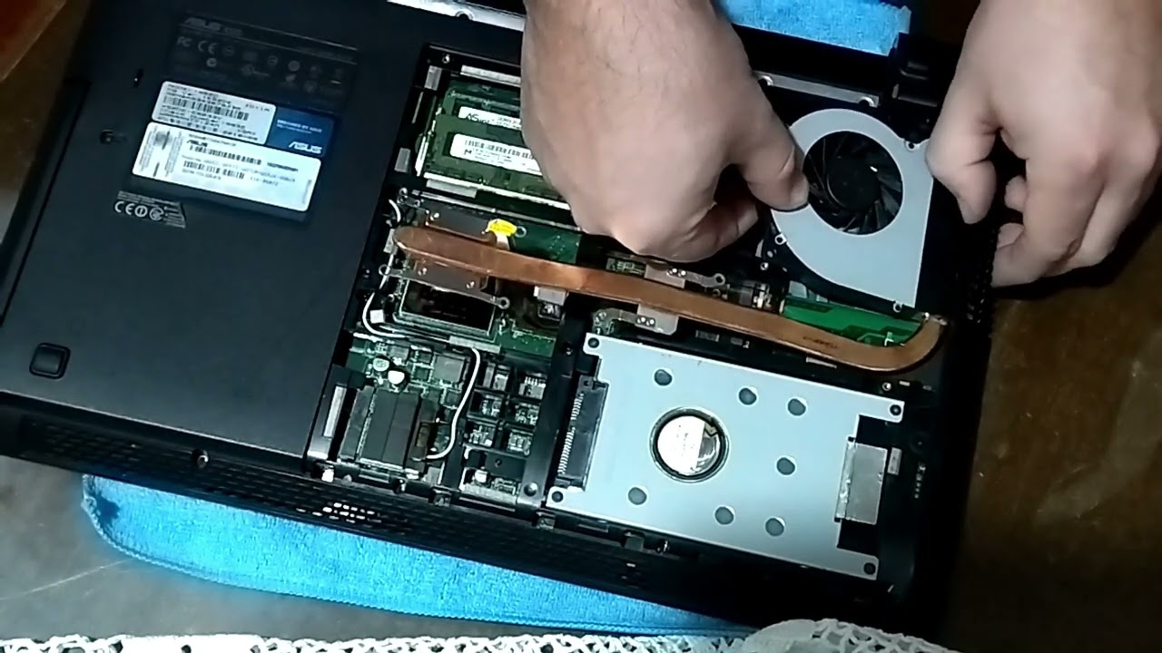 Zamena termalne paste na laptopu Asusu K52D