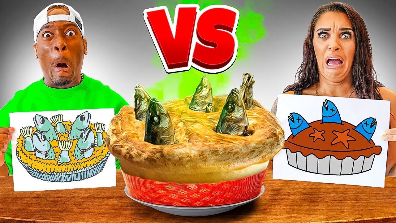 DRAW IT OR EAT IT FOOD CHALLENGE