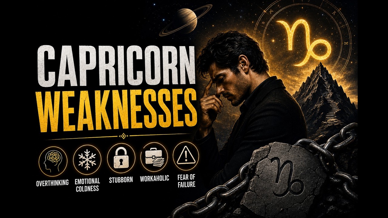 Capricorn Zodiac Sign Weaknesses - Dont Miss it