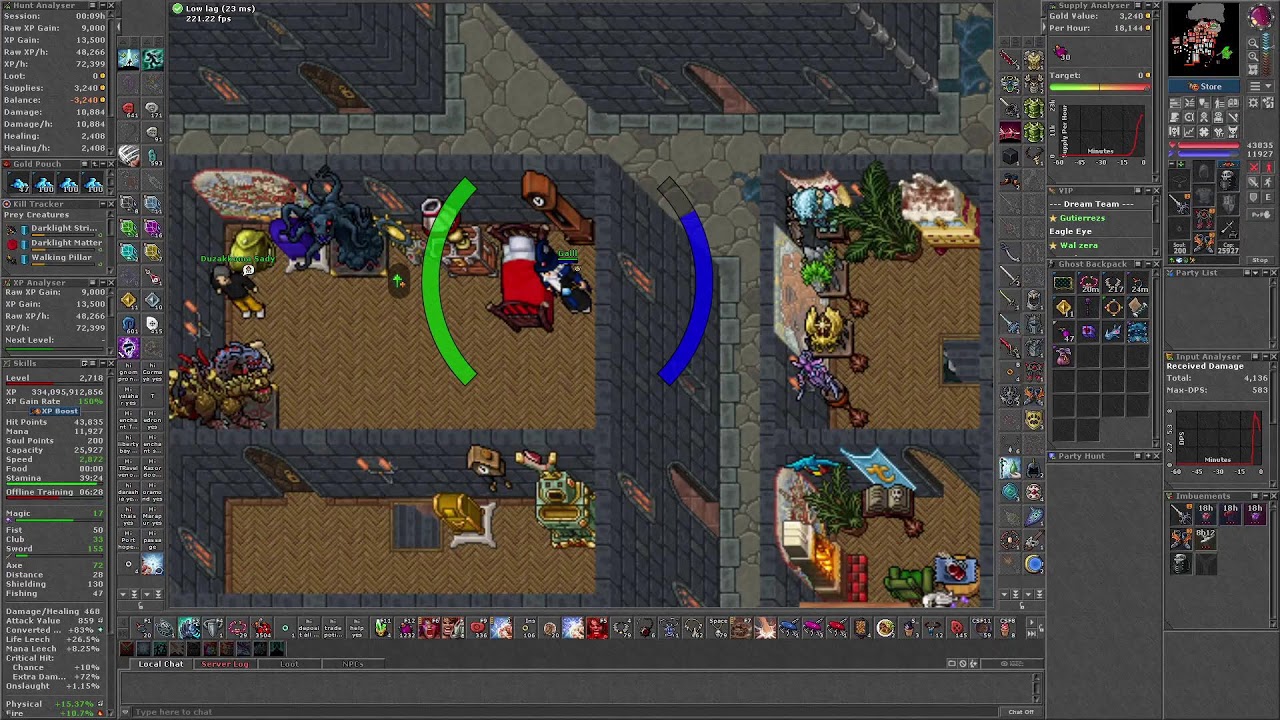 Tibia - Ek 2700 Top Ek Global - Bom Dia Amigões!!!! Essencias Hoje