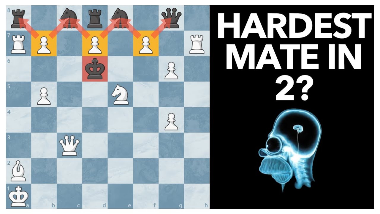 INSANE Mate In 2! ♚ Crazy Chess Puzzle ♖ Improve Your Chess