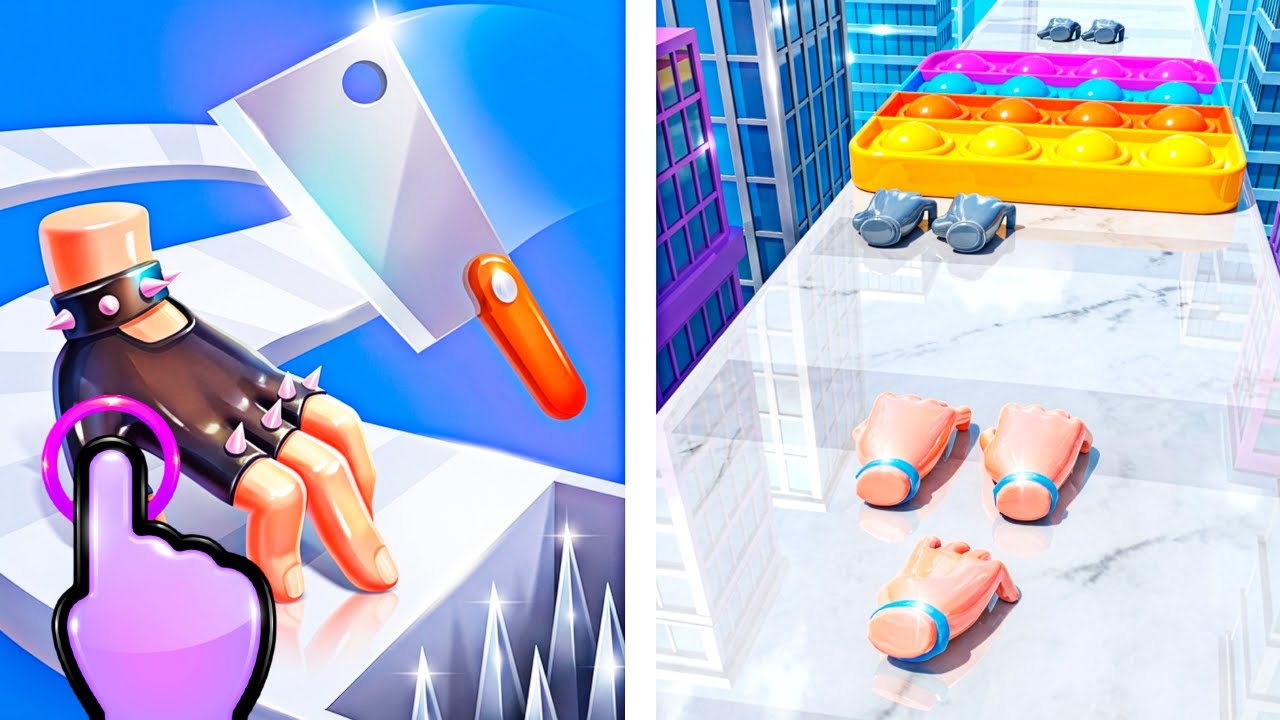 Hands Rush 3D - Crowd Hand Rush Run - All Levels iOS Android GamePlay #8