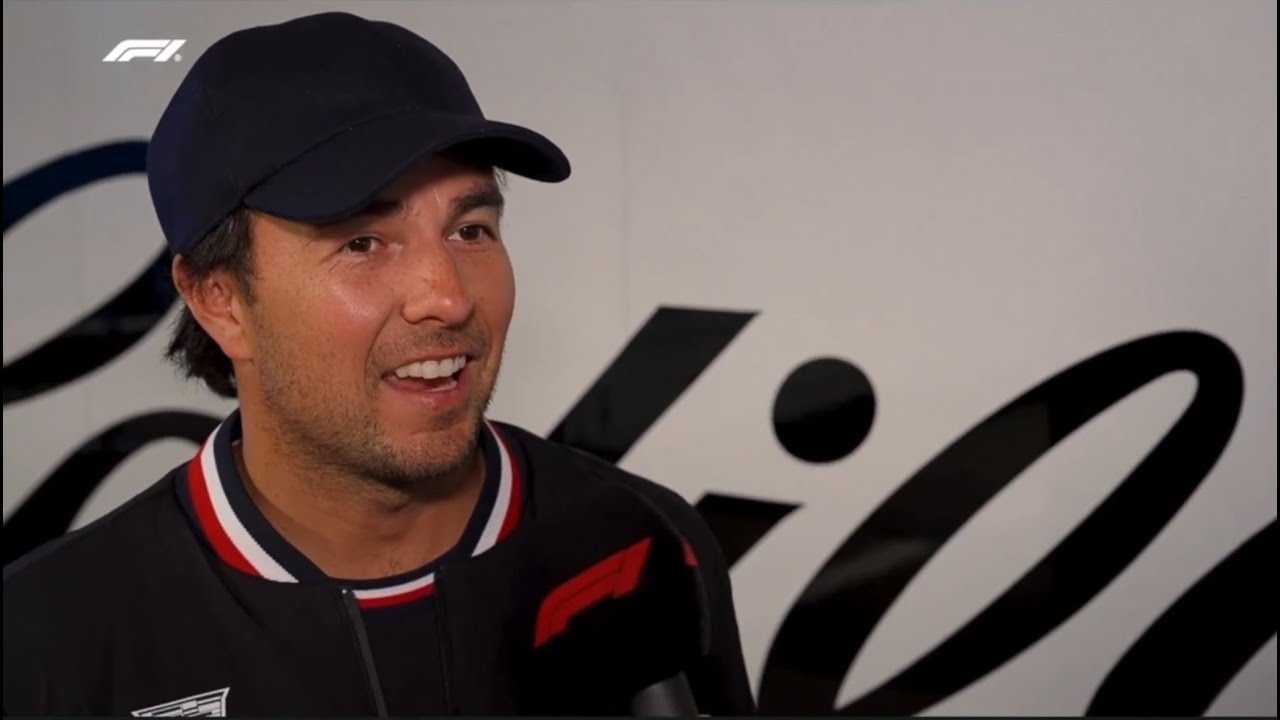 ENTREVISTA SERGIO CHECO  PÉREZ TRAS SU PRIMER DÍA EN LOS TEST DE PRE TEMPORADA EN BARCELONA