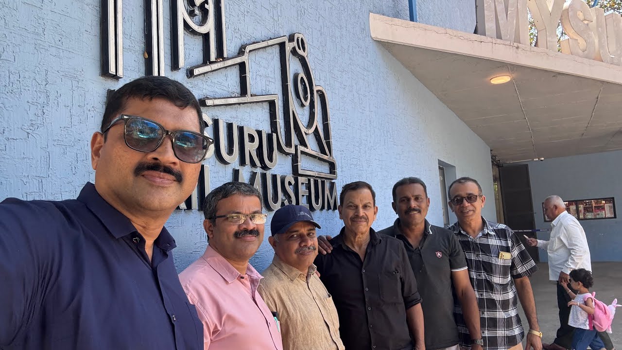 Mysore with Jouf Frends,ചാമുണ്ഡി ടെമ്പിൾ, റെയിൽവേസ്റ്റേഷൻ. റെയിൽവേ മ്യൂസിയം, ജഗൻ മോഹൻ പാലസ് 