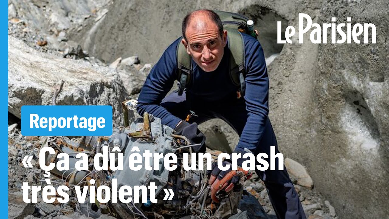 Seul face au crash inexpliqué d'un hélicoptère sur le Mont Blanc
