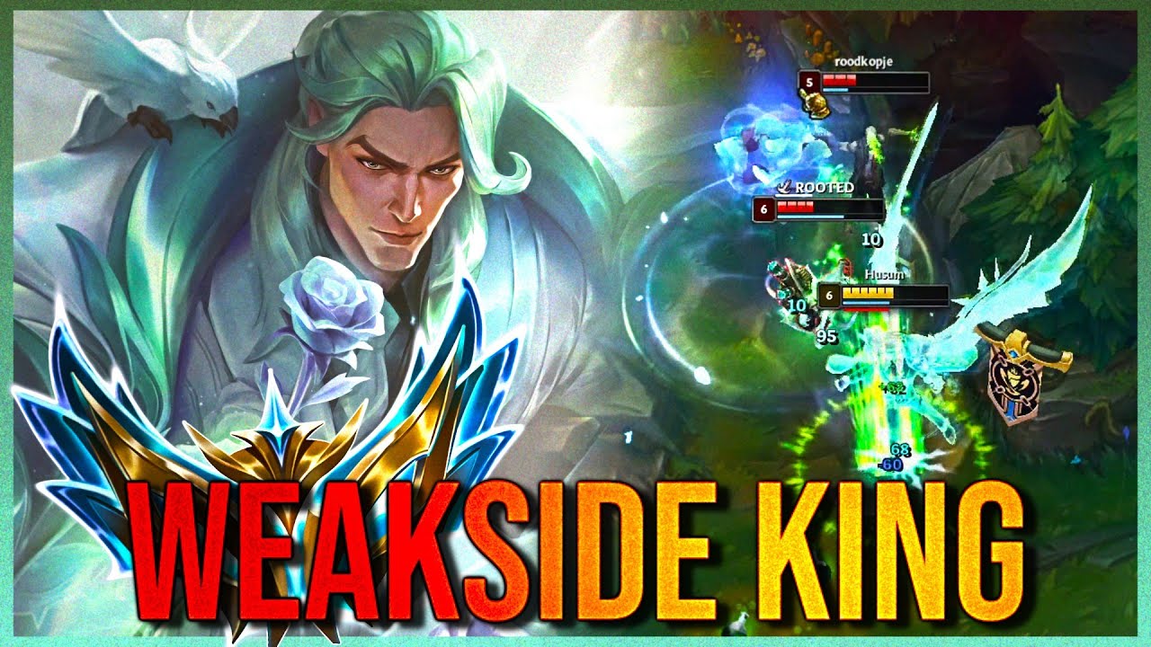 Playing WEAK SIDE As SWAIN APC (Educational)