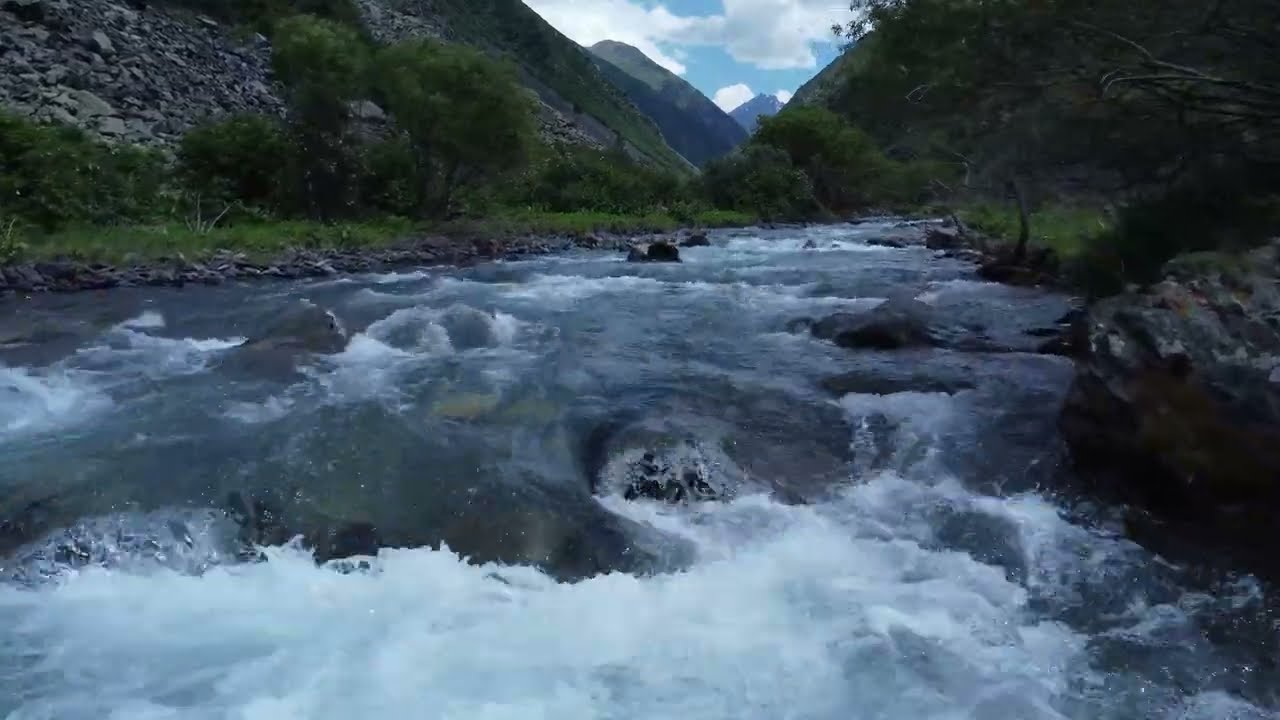 Кыргызстан _ Ак-Сууйское ущелье 2022 г. DJI fly