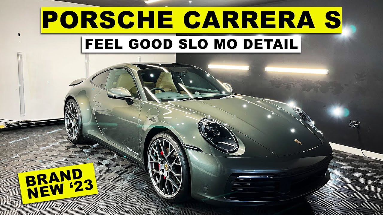 New AVENTURINE GREEN Porsche 911 Carrera S gets Full DETAIL & Ceramic Coat
