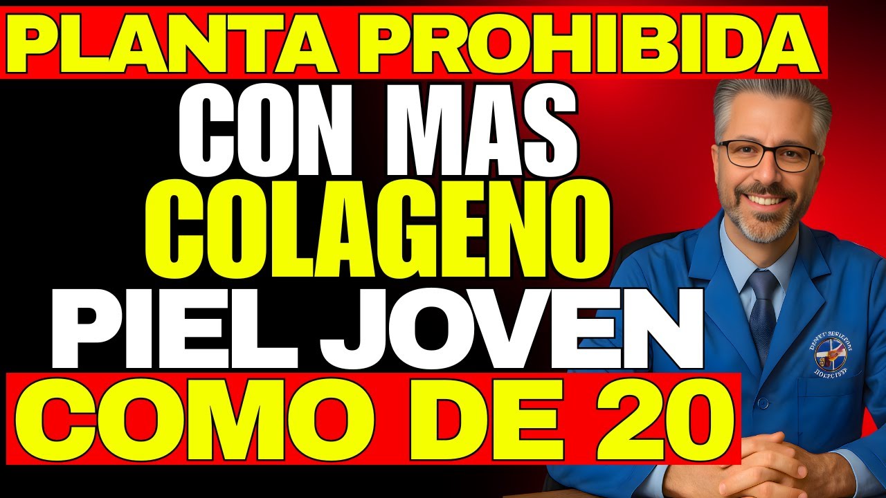 Por que PROHIBIERON esta Planta? Tiene mas COLAGENO que el Caldo de Huesos | Rejuvenece tu PIEL +70